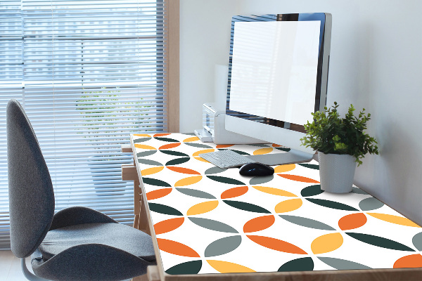 Full desk pad geometric wheels