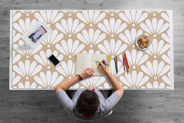 Desk pad oriental pattern