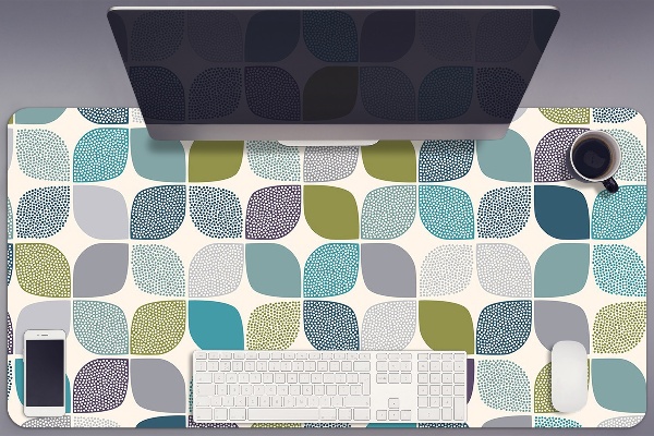 Full desk pad geometric pattern