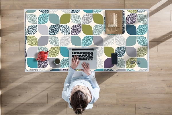 Full desk pad geometric pattern