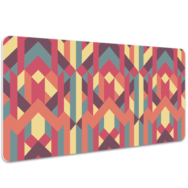 Full desk mat colored lines