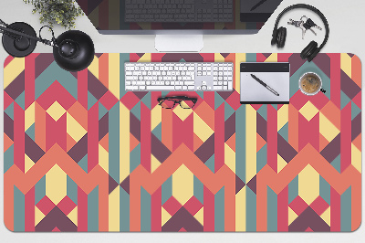 Full desk mat colored lines