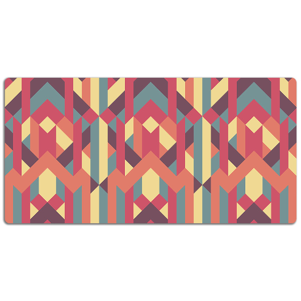 Full desk mat colored lines