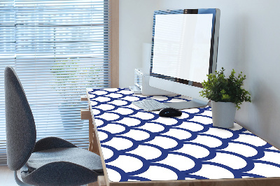 Desk mat Pattern in fish scales