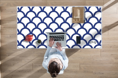 Desk mat Pattern in fish scales