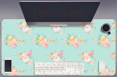 Full desk pad pastel bouquets