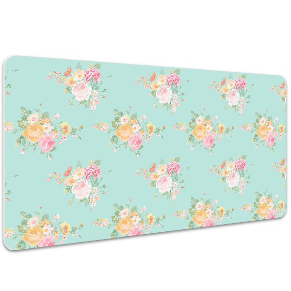 Full desk pad pastel bouquets