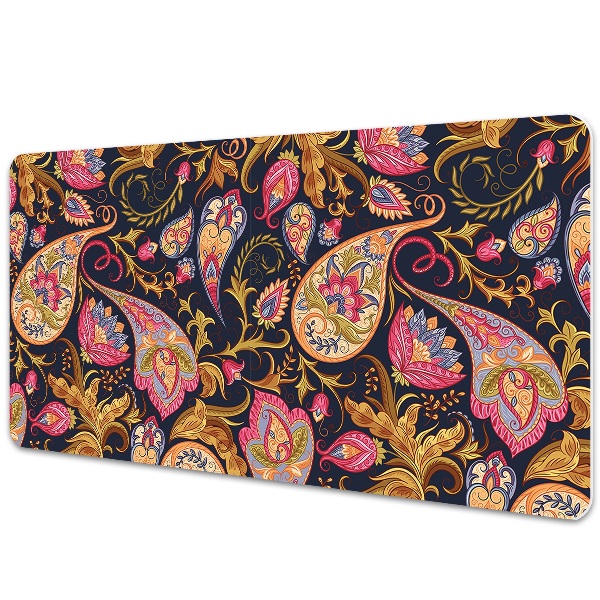 Full desk protector colorful Paisley