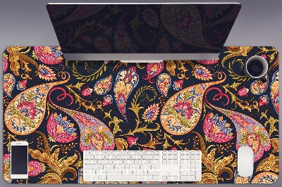 Full desk protector colorful Paisley