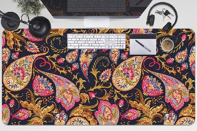 Full desk protector colorful Paisley