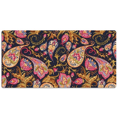 Full desk protector colorful Paisley