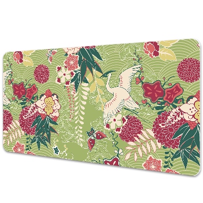 Large desk mat table protector fauna and Flora