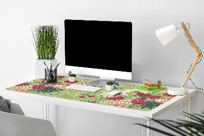 Large desk mat table protector fauna and Flora