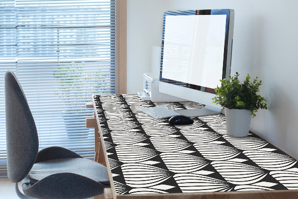 Large desk mat for children retro pattern