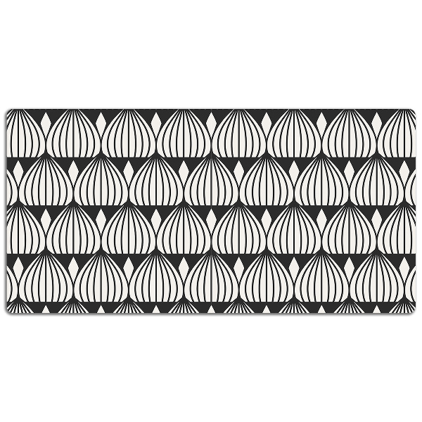 Large desk mat for children retro pattern