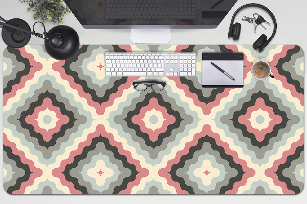 Desk pad optical illusion