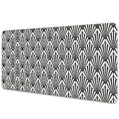 Desk mat geometric patterns