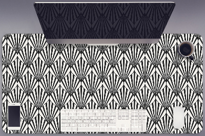 Desk mat geometric patterns