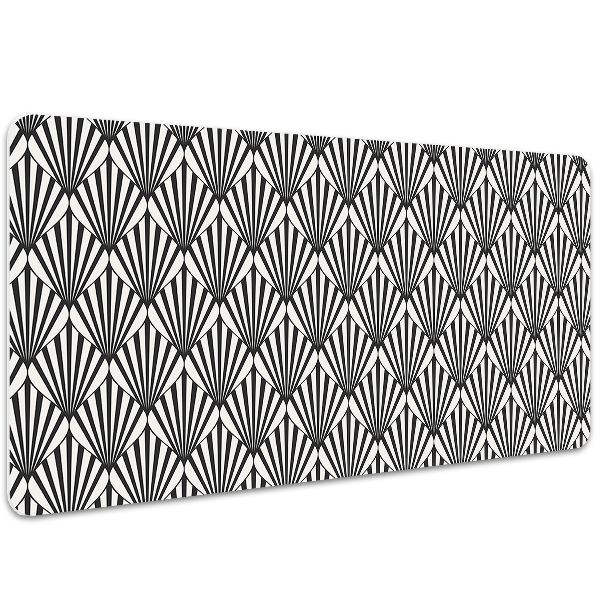 Desk mat geometric patterns