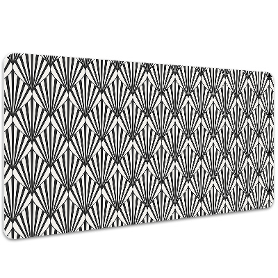 Desk mat geometric patterns