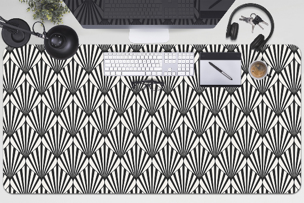 Desk mat geometric patterns