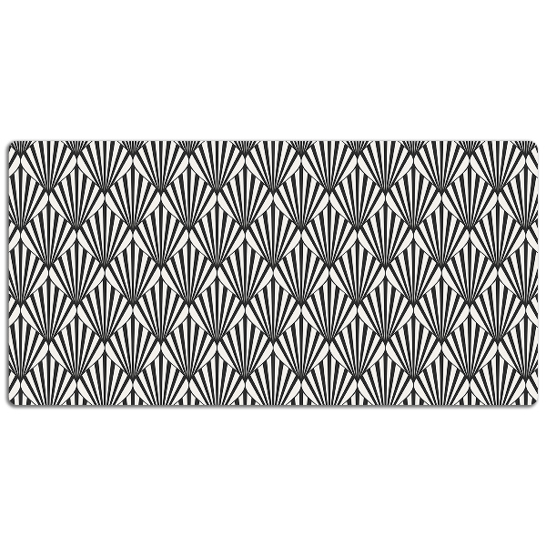 Desk mat geometric patterns