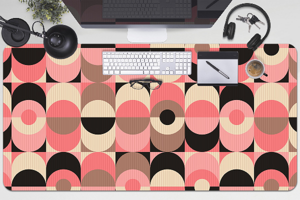 Large desk pad PVC protector vintage wheels