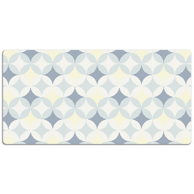 Large desk mat for children retro pattern