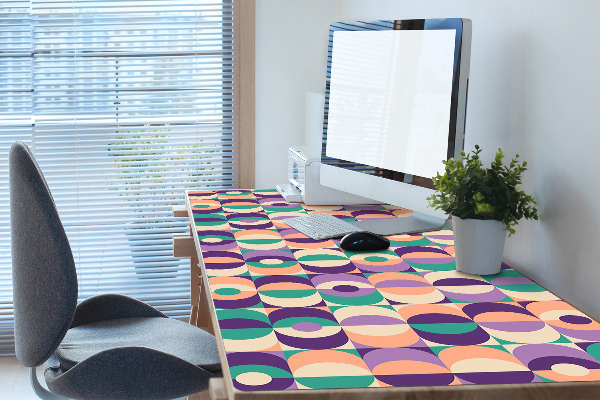 Desk pad Squares and circles
