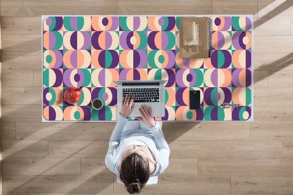 Desk pad Squares and circles