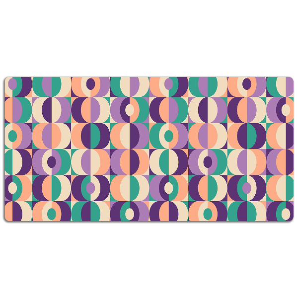 Desk pad Squares and circles