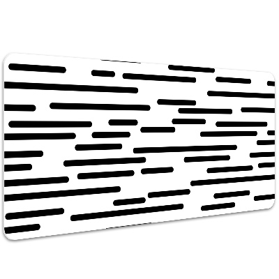 Full desk protector dashed lines