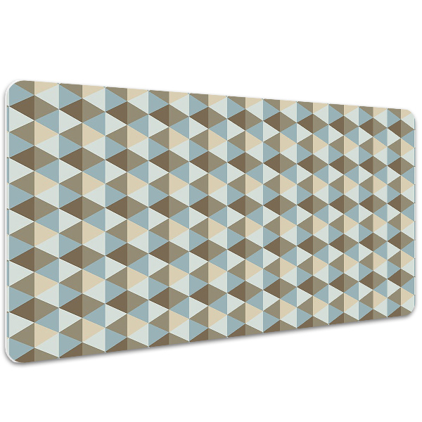 Large desk pad PVC protector retro illusion