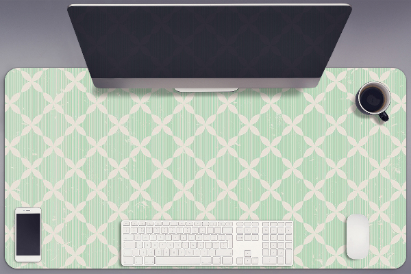 Large desk mat table protector colorful pattern