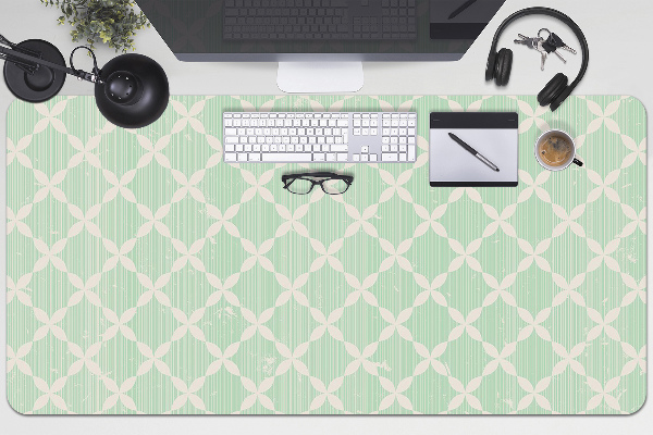 Large desk mat table protector colorful pattern