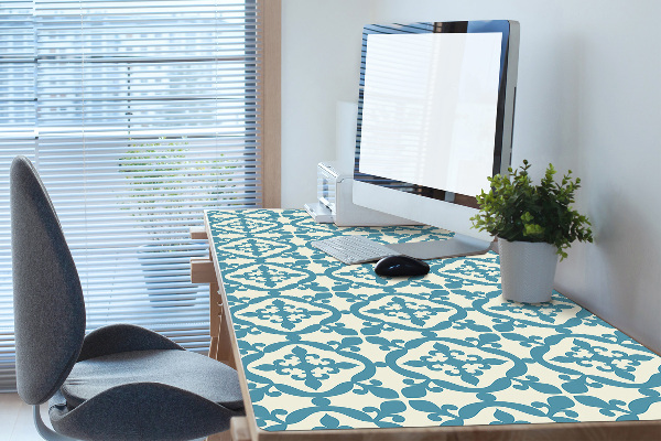 Large desk pad PVC protector green pattern
