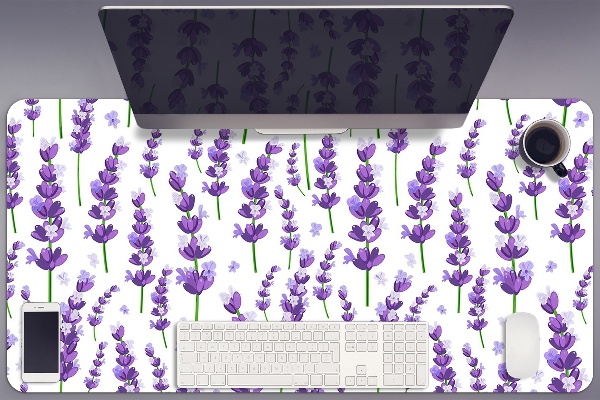 Large desk mat for children Lavender