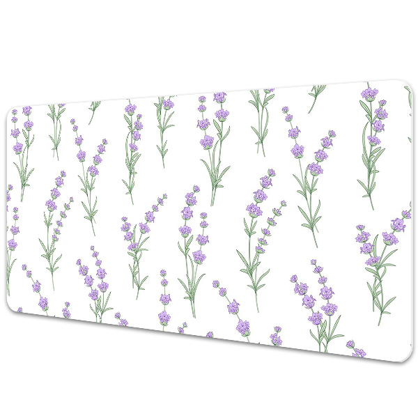 Full desk mat lavender flowers