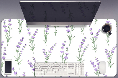 Full desk mat lavender flowers