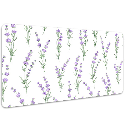 Full desk mat lavender flowers