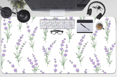 Full desk mat lavender flowers