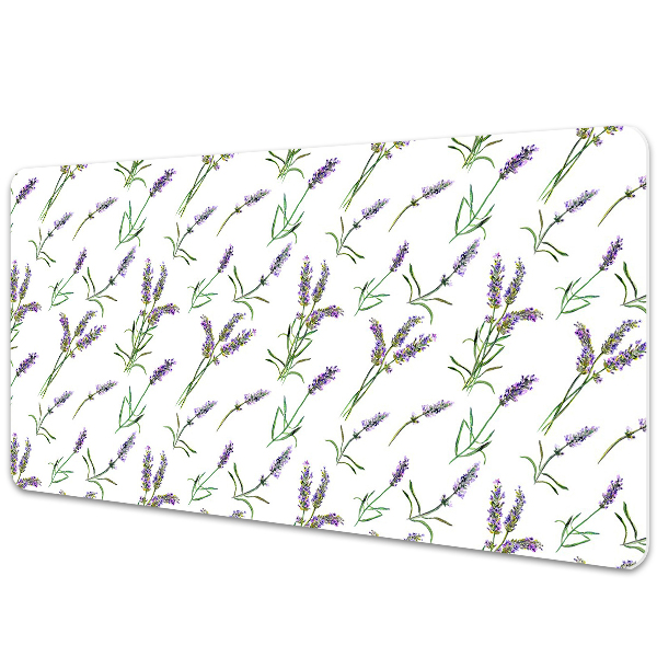 Full desk mat lavender flowers