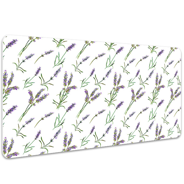Full desk mat lavender flowers