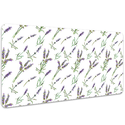 Full desk mat lavender flowers