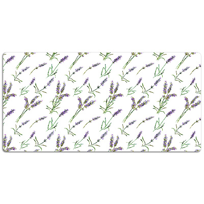 Full desk mat lavender flowers