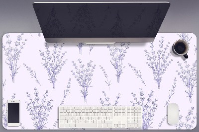 Full desk mat lavender flowers