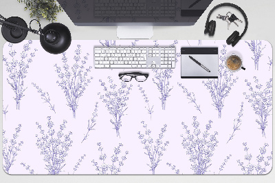 Full desk mat lavender flowers