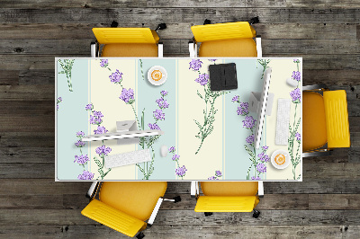 Full desk mat lavender flowers