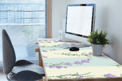 Full desk mat lavender flowers