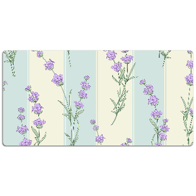 Full desk mat lavender flowers